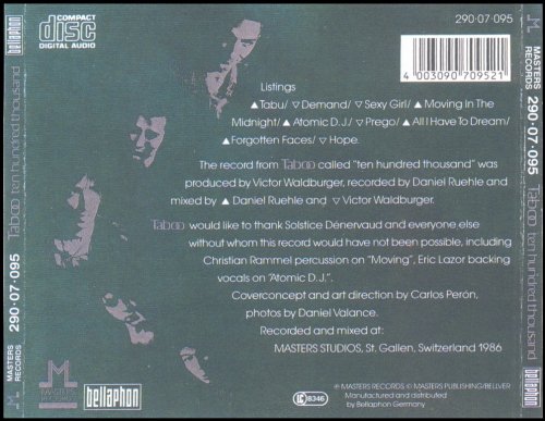 Taboo - Ten Hundred Thousand (1986)