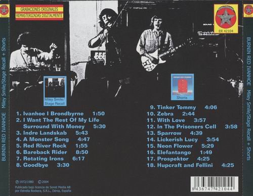 Burnin Red Ivanhoe - Miley Smile/Stage Recall + Shorts (2004)