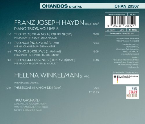 Trio Gaspard - Haydn: Complete Piano Trios, Vol. 5 (2026) [Hi-Res]