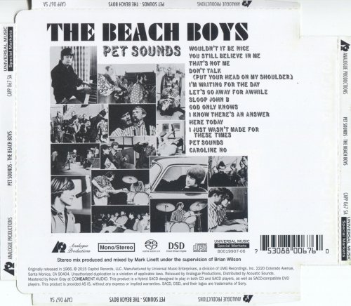 The Beach Boys - Pet Sounds (1966/2015) [SACD]