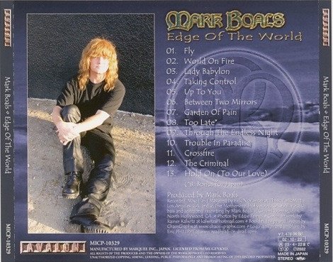 Mark Boals - Edge Of The World (2002) [Japanese Edition]