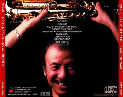 Sadao Watanabe - Fill Up The Night (1983) CD Rip