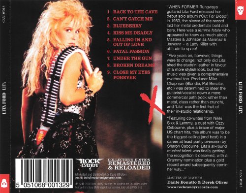 Lita Ford - Lita (1988) [2006 Rock Candy Remastered]