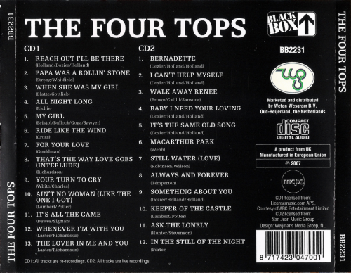 The Four Tops - Reach Out I'll Be There (2007)