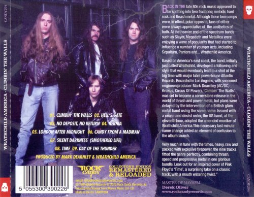 Wrathchild America - Climbin' The Walls (1989) [2016 Rock Candy Remastered]