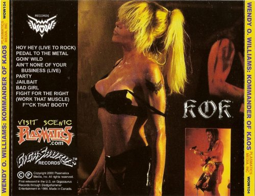 Wendy O. Williams - Kommander Of Kaos (1986) [2000]