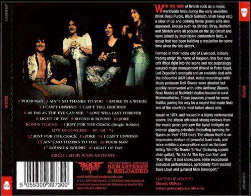 Nutz - Nutz (1974) [2018 Rock Candy Remastered]