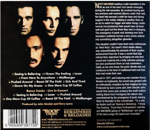 Nutz - Hard Nutz (1977) [2018 Rock Candy Remastered]