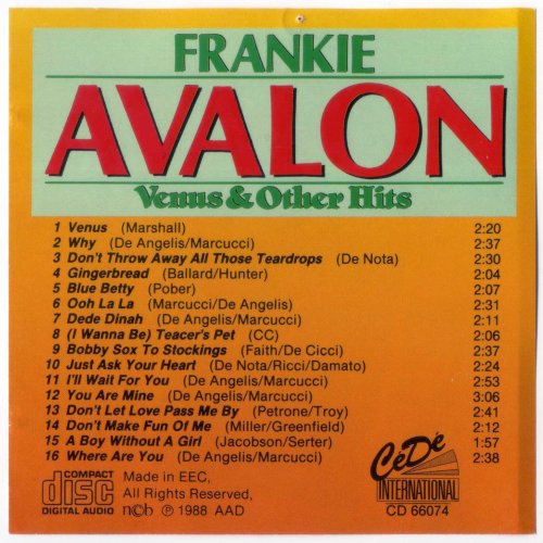 Frankie Avalon - Venus & Other Hits (1988)