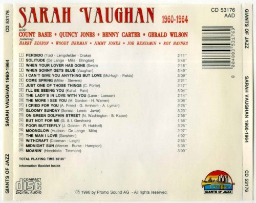 Sarah Vaughan - Sarah Vaughan 1960-1964 (1996)