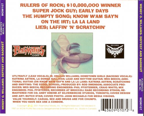 Wendy O. Williams - Deffest! And Baddest! (1988) [2001]