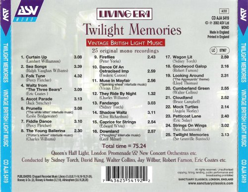VA - Twilight Memories. Vintage British Light Music (2002)