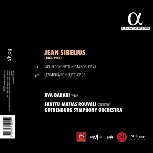 Ava Bahari, Gothenburg Symphony Orchestra, Santtu-Matias Rouvali - Sibelius: Violin Concerto - Lemminkäinen Suite (2026) [Hi-Res]