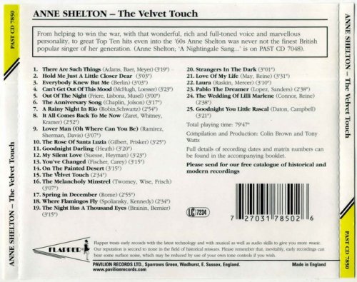 Anne Shelton - The Velvet Touch (2000)