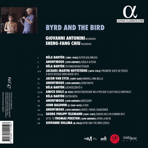 Giovanni Antonini, Sheng-Fang Chiu - Byrd and the Bird (2026) [Hi-Res]