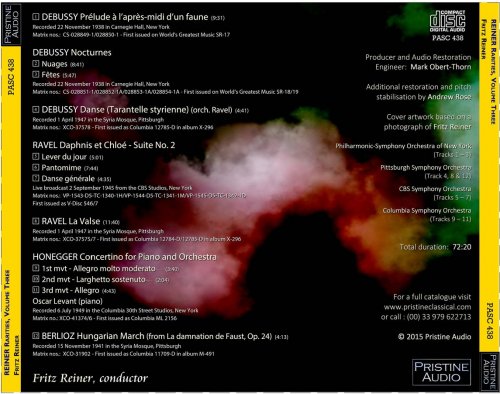 Fritz Reiner - Rarities, Volume 3 (1938-49) [2015]