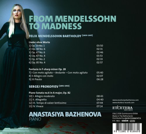 Anastasiya Bazhenova - From Mendelssohn to Madness (2026)