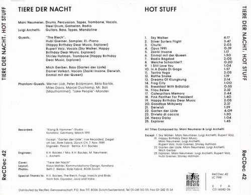 Tiere Der Nacht - Hot Stuff (1992)