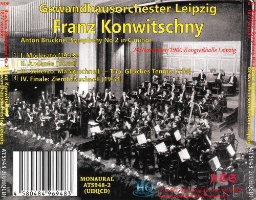 Gewandhausorchester Leipzig, Franz Konwitschny - Bruckner: Symphony No.2 (2022)