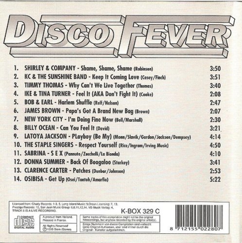 VA - Disco Fever CD 3 (1995)