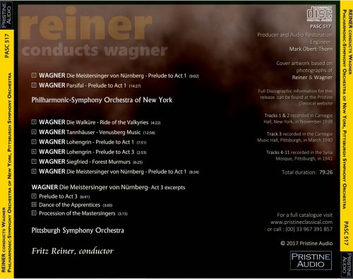 Fritz Reiner - Reiner conducts Wagner (1938-41) [2017]