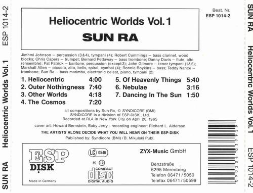 Sun Ra - Heliocentric Worlds, Vol.1 (1965)