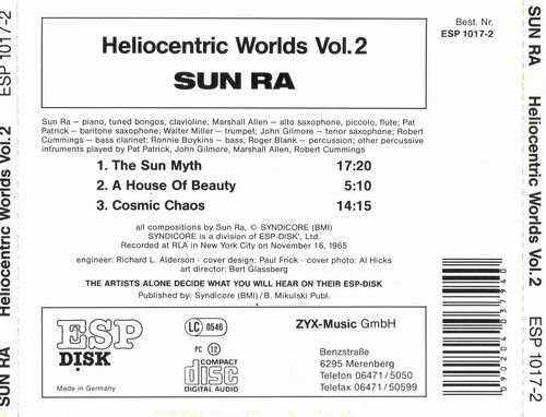 Sun Ra - Heliocentric Worlds, Vol.2 (1966)