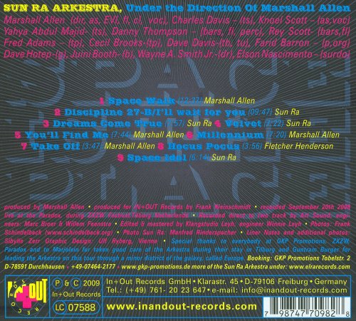 The Sun Ra Arkestra Under The Direction Of Marshall Allen - Live At The Paradox (2009)