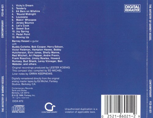 Barney Kessel - The Artistry of Barney Kessel (1986)