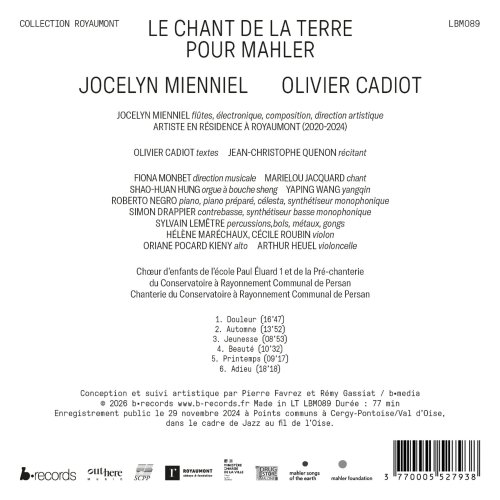 Jocelyn Mienniel, Jean-Christophe Quenon, Fiona Monbet, Marielou Jacquard - Le Chant de la Terre - Pour Mahler (Live) (2026) [Hi-Res]