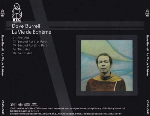 Dave Burrell - La Vie De Bohème (1970)