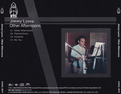 Jimmy Lyons - Other Afternoons (1969) CD Rip