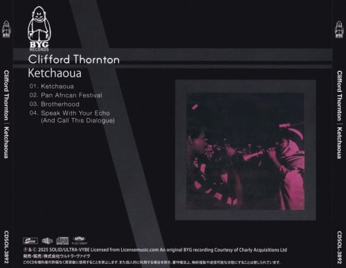 Clifford Thornton - Ketchaoua (1969)  CD Rip