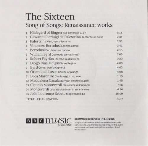 The Sixteen, Harry Christophers - BBC Music Magazine May 2026 (vol.34 no.8) (2026)