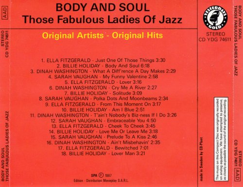 VA - Body and Soul - Those Fabulous Ladies Of Jazz (1987)