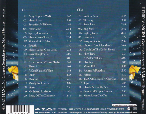 Henry Mancini - Greatest Soundtrack & Movie Themes (2018)