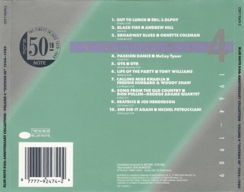 VA - Blue Note 50th Anniversary Collection Volume 4 1964-1989 (1989)