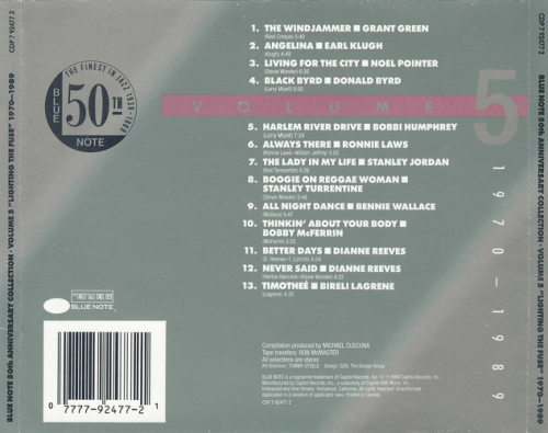 VA - Blue Note 50th Anniversary Collection Volume 5 1970-1989 (1989)