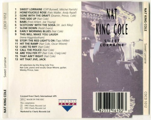 Nat King Cole - Sweet Lorraine (1992)