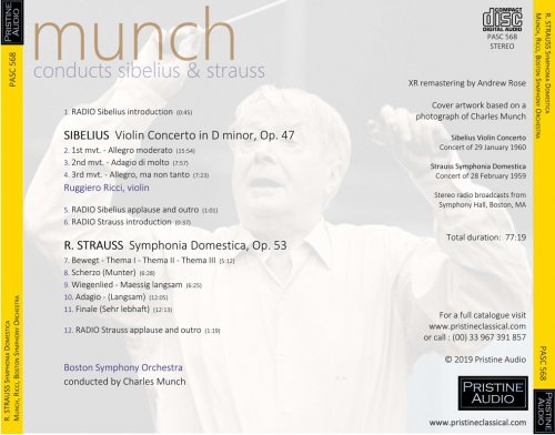 Charles Munch - Munch Conducts Sibelius And R. Strauss (1959/60) [2019]