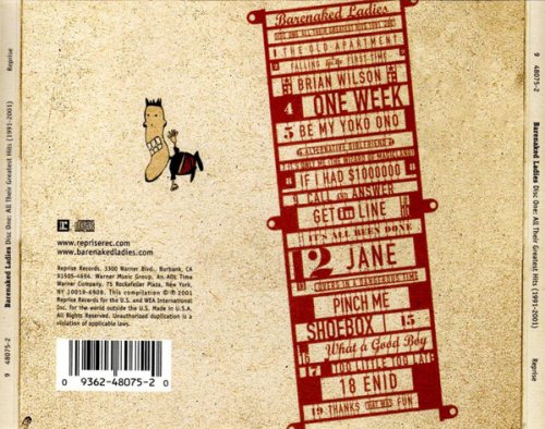 Barenaked Ladies - Disc One: All Their Greatest Hits (1991-2001) (2001)