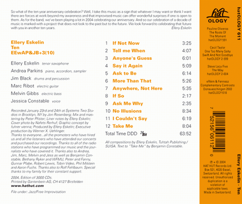 Ellery Eskelin - Ten (2004)
