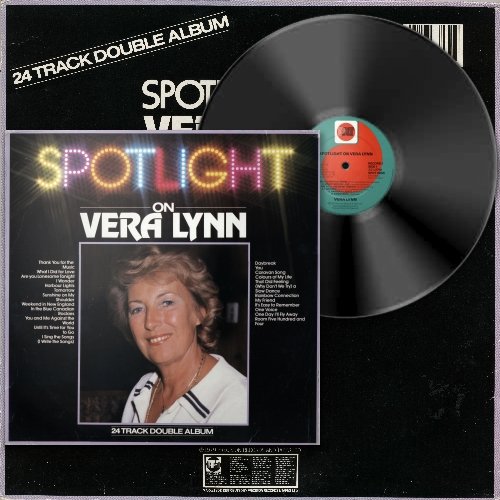 Vera Lynn - Spotlight On Vera Lynn. 24 Track Double Album (1981) LP
