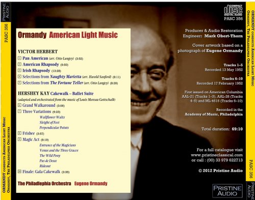 Eugene Ormandy - Ormandy Conducts American Light Music (1952) 2012