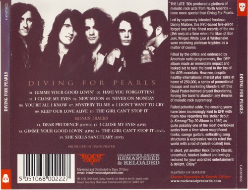 Diving For Pearls - Diving For Pearls (1989) [2006 Rock Candy Remastered]