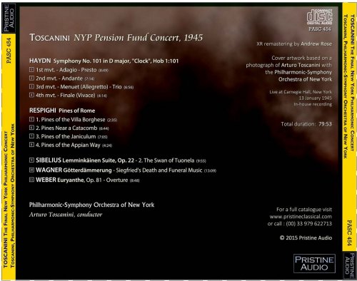 Arturo Toscanini - The Final New York Philharmonic Concert (1945) [2015]
