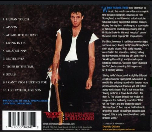 Rick Springfield - Living In Oz (1983) [2008 Rock Candy Remastered]
