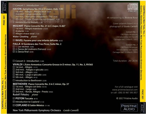 Guido Cantelli - Cantelli in New York, Vol.1 (1955) [2017]