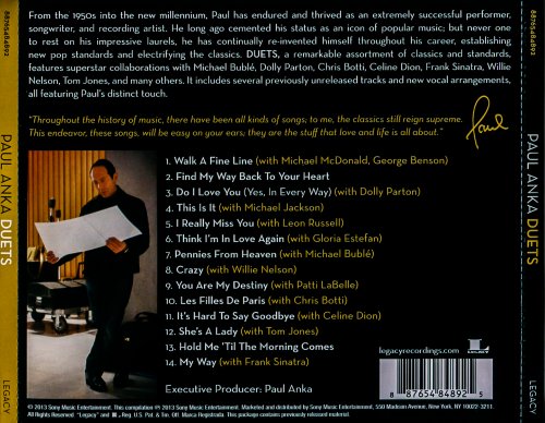 Paul Anka - Duets (2013)