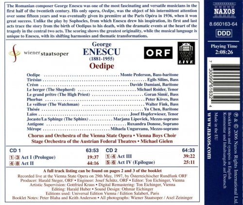 Monte Pederson, Egils Siliņš, Davide Damiani, Michael Gielen - Enescu: Oedipe, Op. 23 (2006)